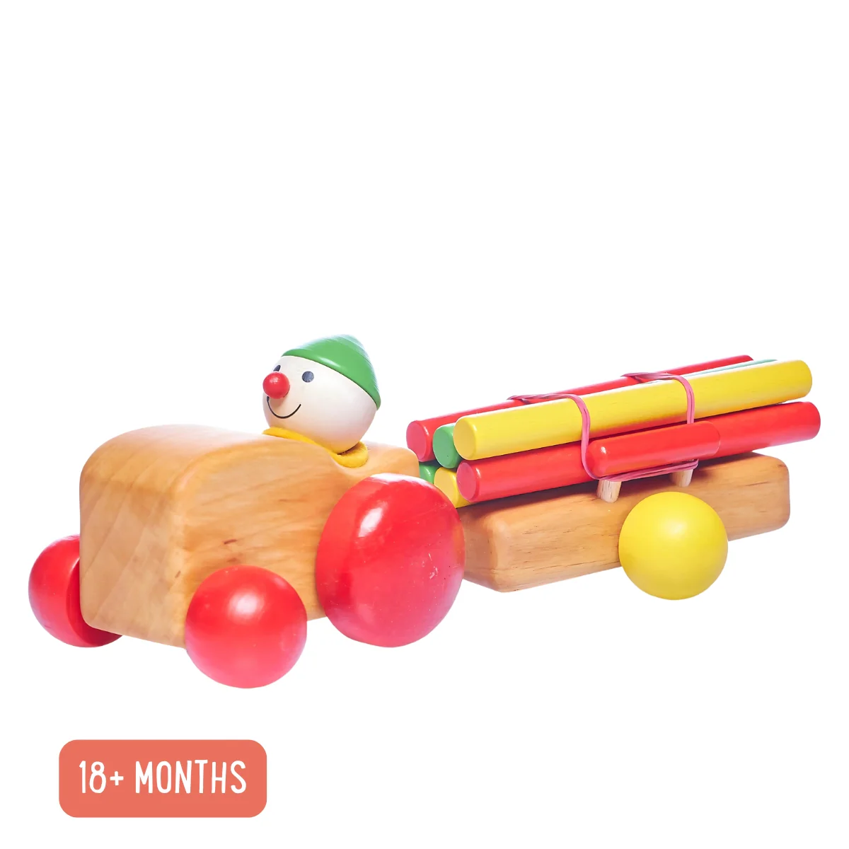 Pfingstweid Wooden Toy Vehicle - 'Raphael ' Logging Truck