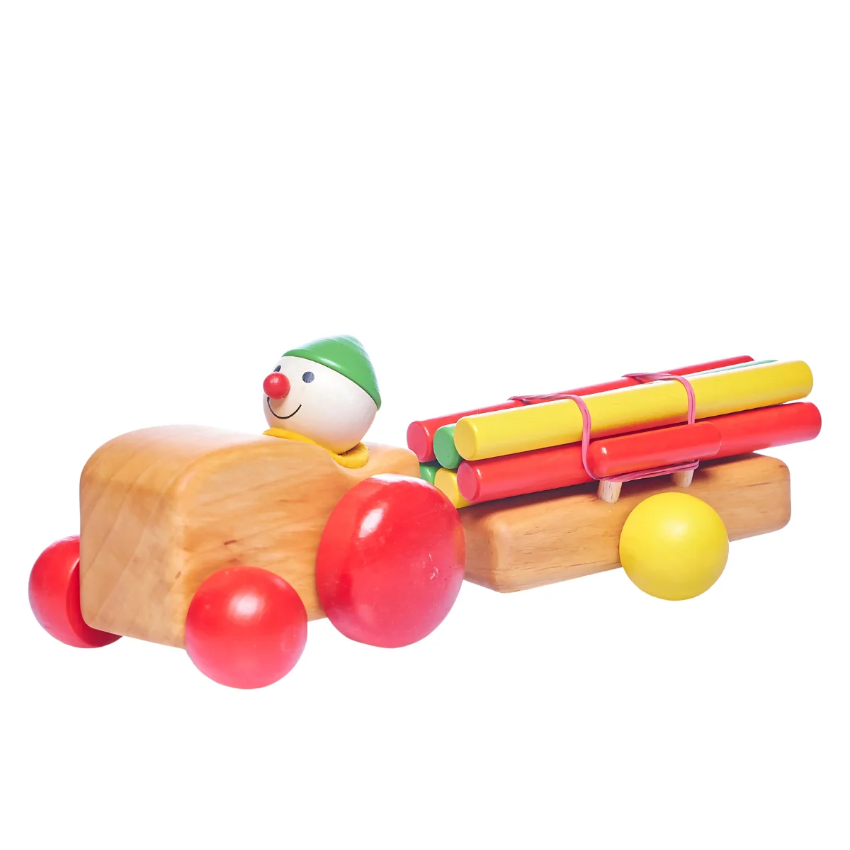 Pfingstweid Wooden Toy Vehicle - 'Raphael ' Logging Truck - Image 2
