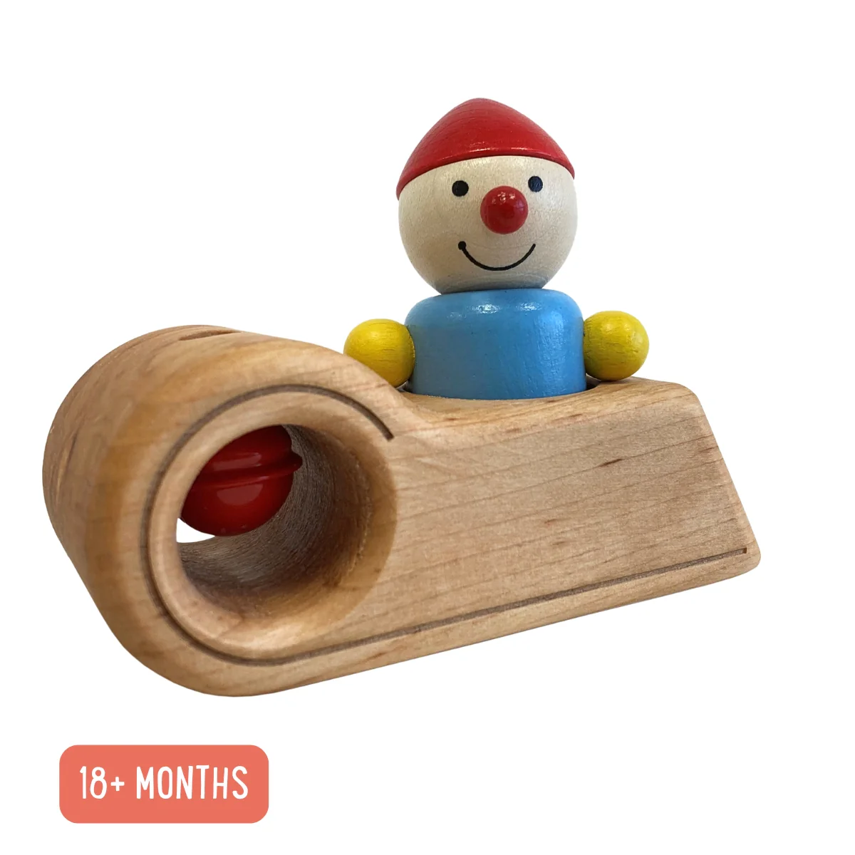 Pfingstweid Wooden Toy Vehicle - 'Nicholas' Snowmobile with Bell