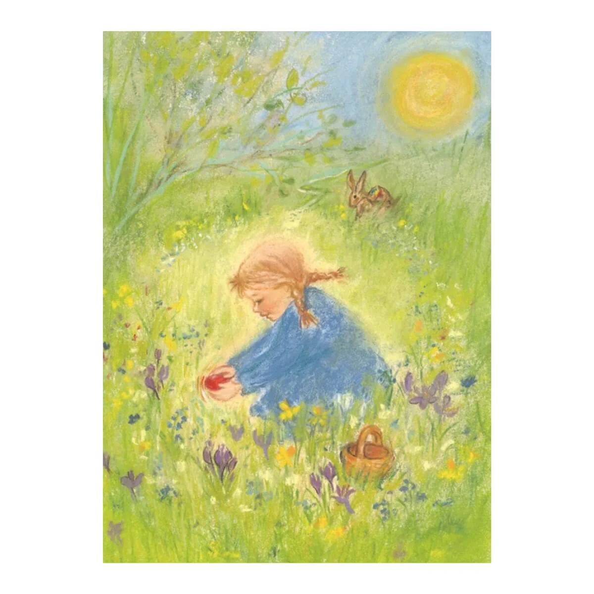 Postcards - The Red Easter Egg, pack of 5 cards