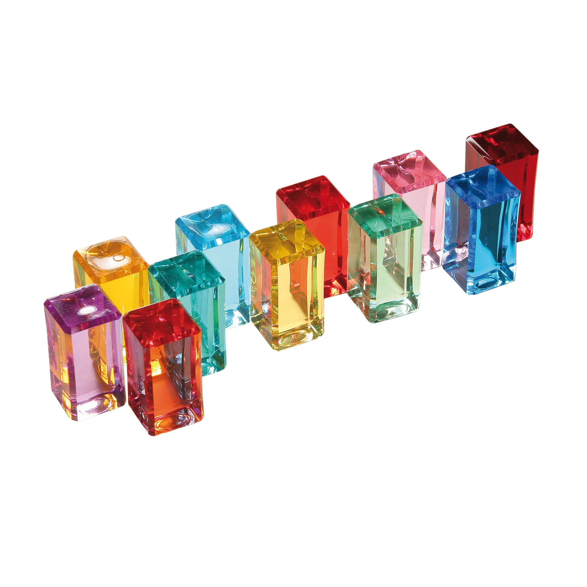 Regenbogenland Translucent Lucite Rainbow Stones with Interlocking Slats - Image 6