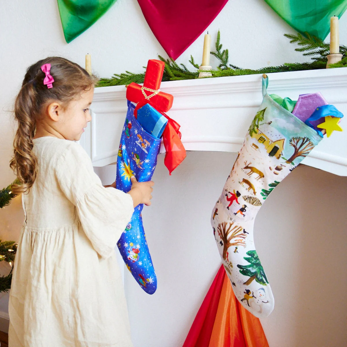 Sarah's Silks Christmas Holiday Stockings - Image 4