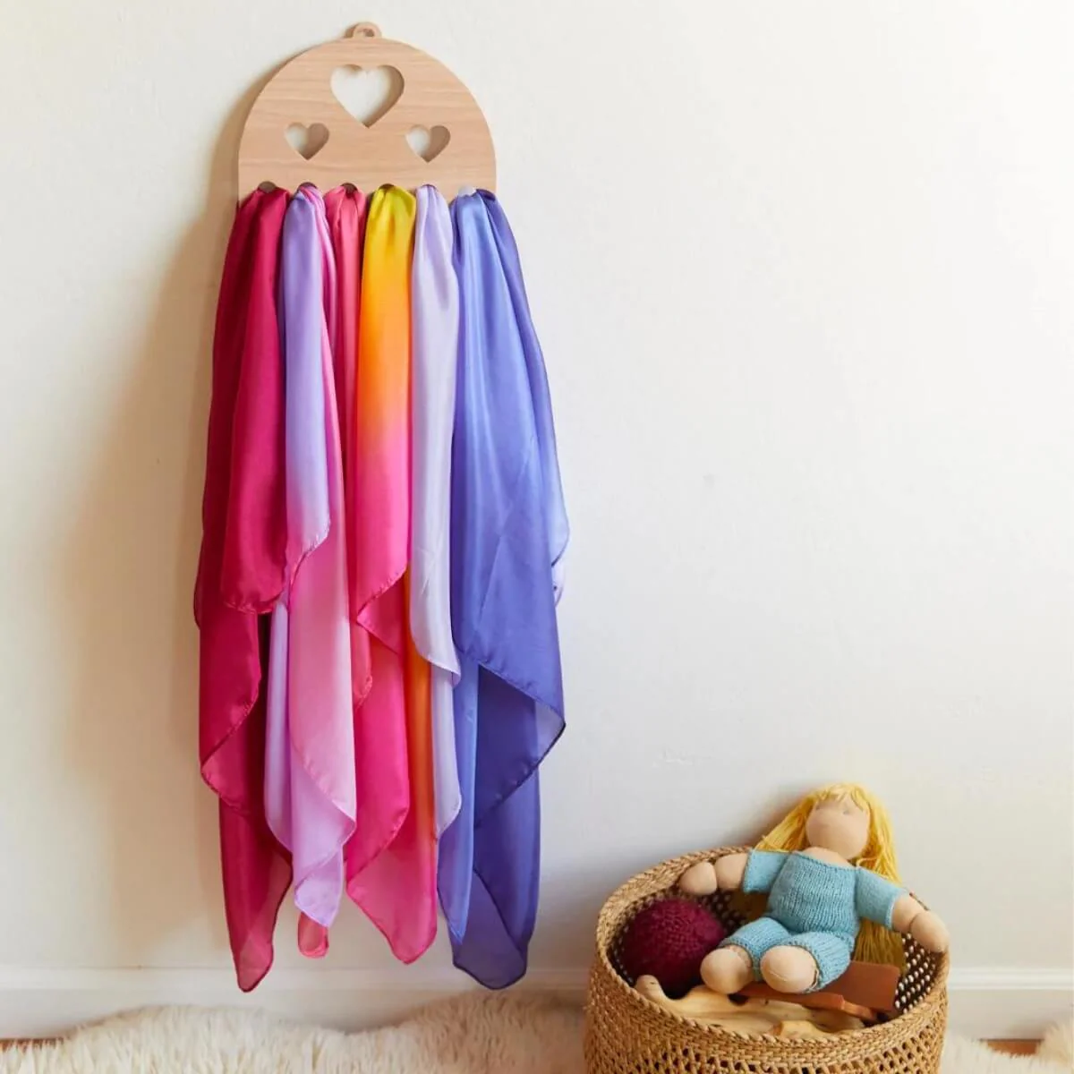 Sarah's Silks Playsilk Display - Heart Small - Image 2