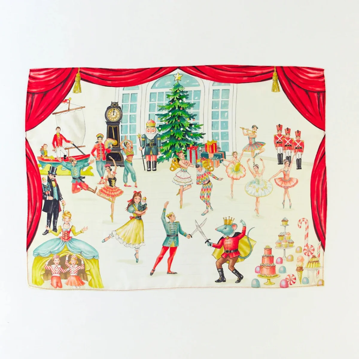 Sarah's Silks Playsilk - Seek & Find Nutcracker