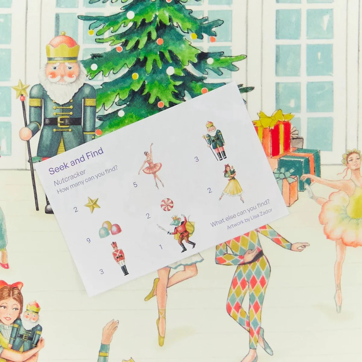 Sarah's Silks Playsilk - Seek & Find Nutcracker - Image 2