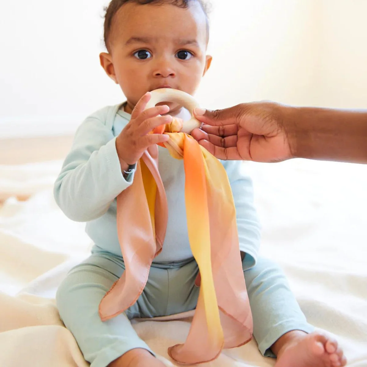 Sarah's Silks Silk and Wood Teethers - Image 13