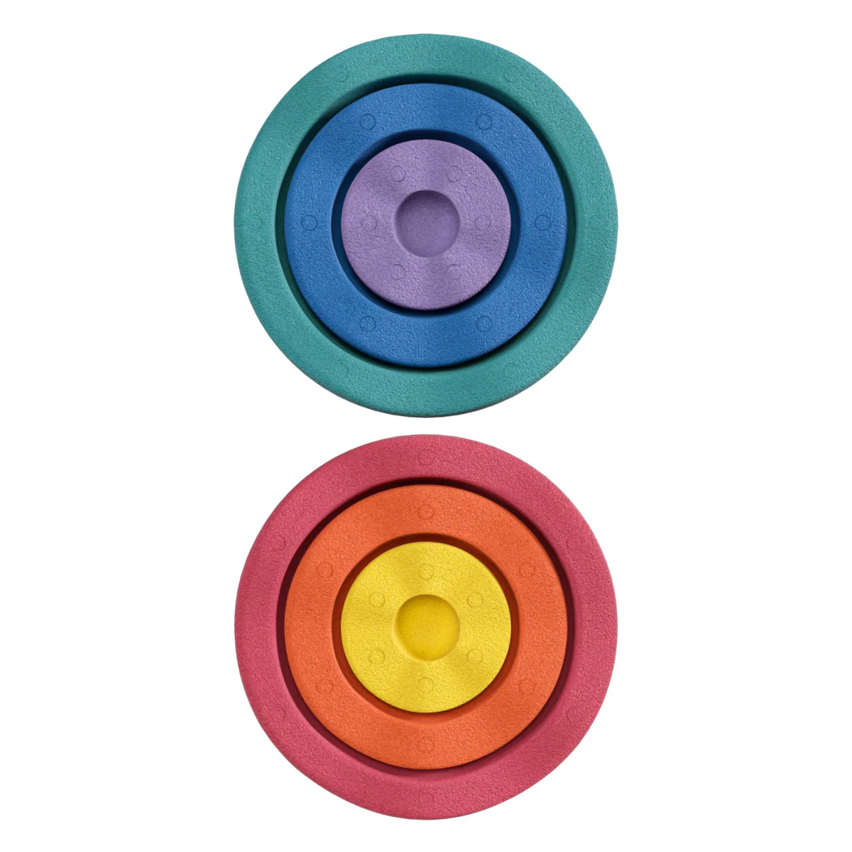 Stapelstein Balance Stepping Stones - Inside, Set of 6, Rainbow Classic - Image 10