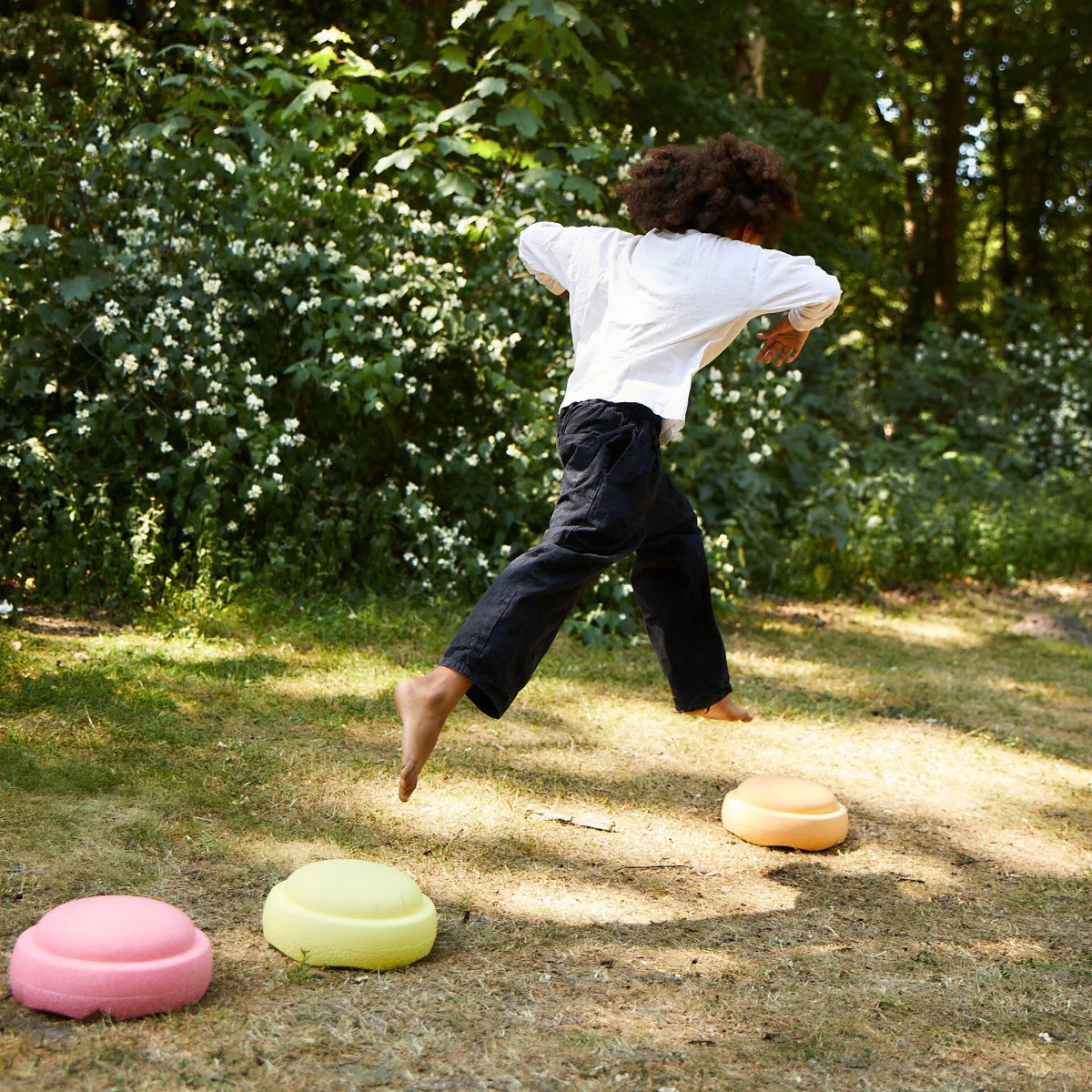 Stapelstein Balance Stepping Stones - Original, Set of 3, Warm Pastel - Image 3