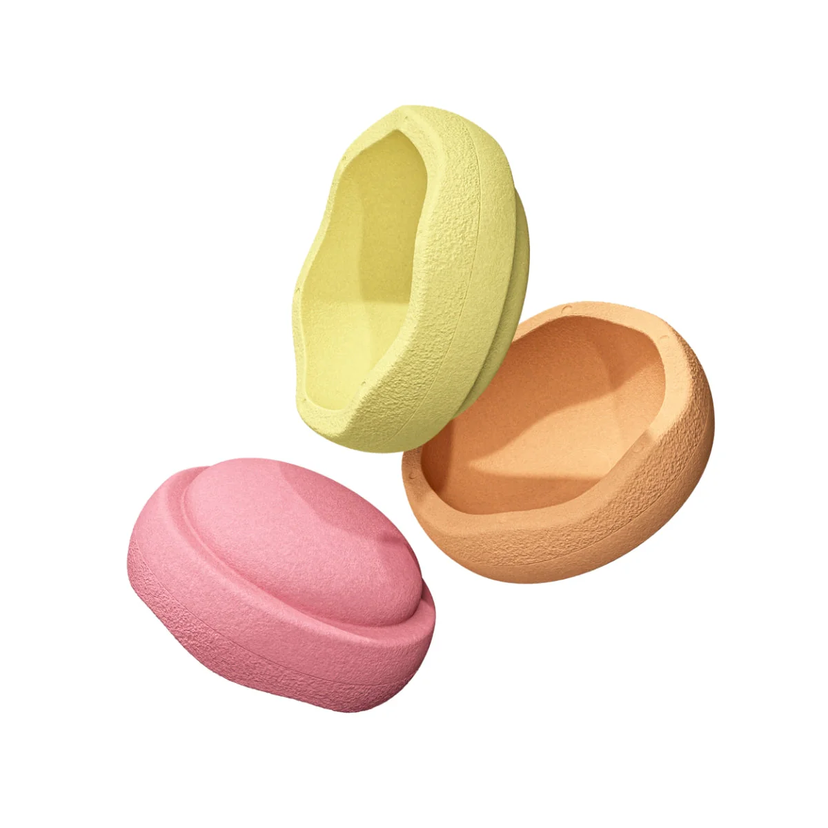 Stapelstein Balance Stepping Stones - Original, Set of 3, Warm Pastel - Image 6