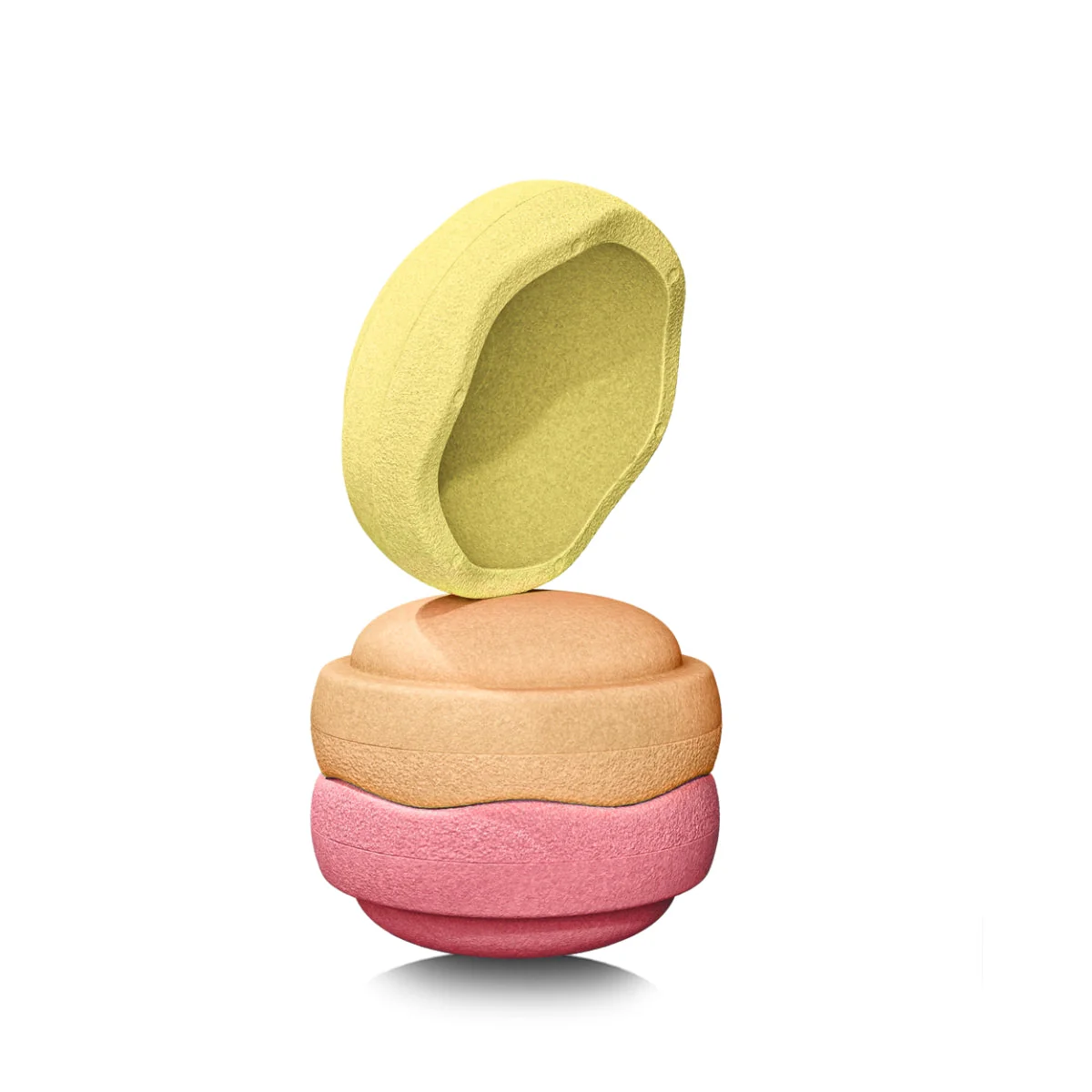 Stapelstein Balance Stepping Stones - Original, Set of 3, Warm Pastel - Image 7
