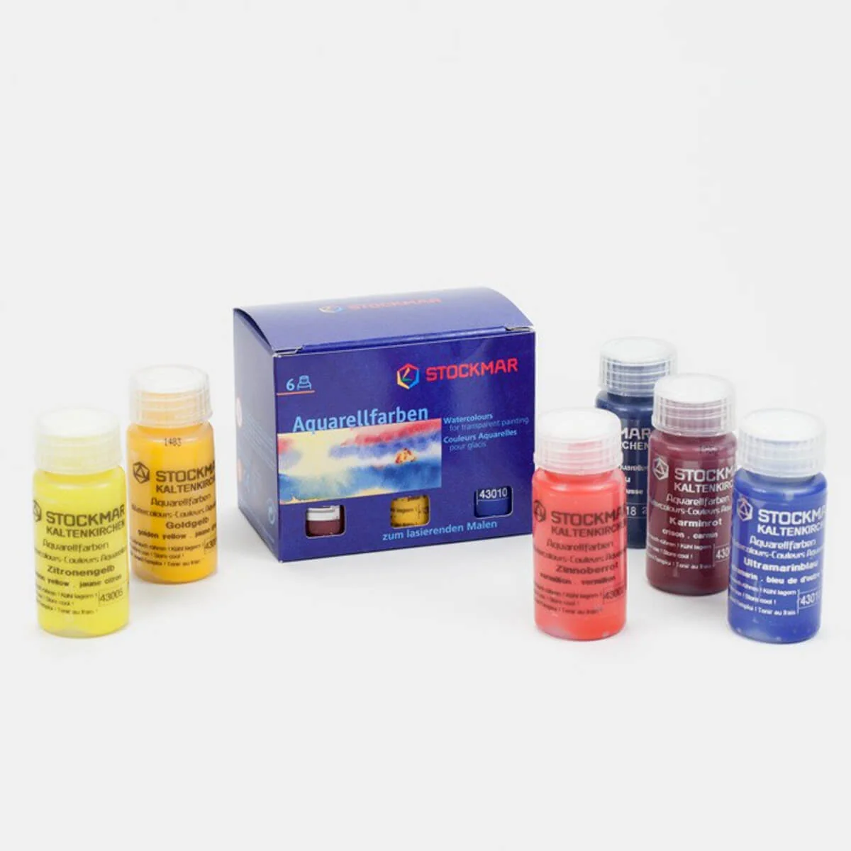 STOCKMAR Aquarelle Watercolours 6x20 ml Basic Assortment
