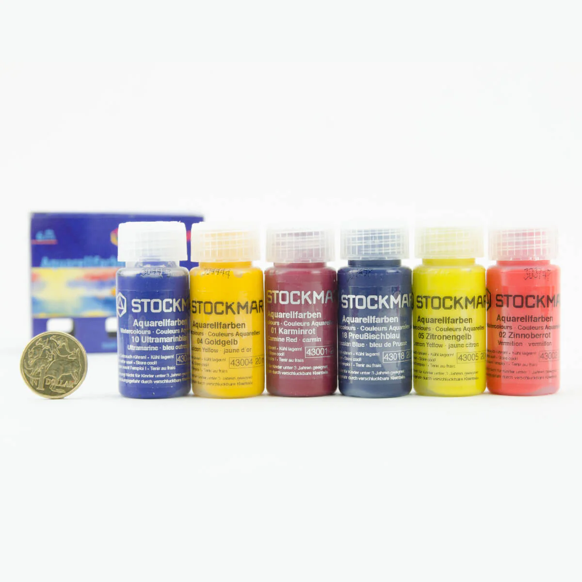 STOCKMAR Aquarelle Watercolours 6x20 ml Basic Assortment - Image 2