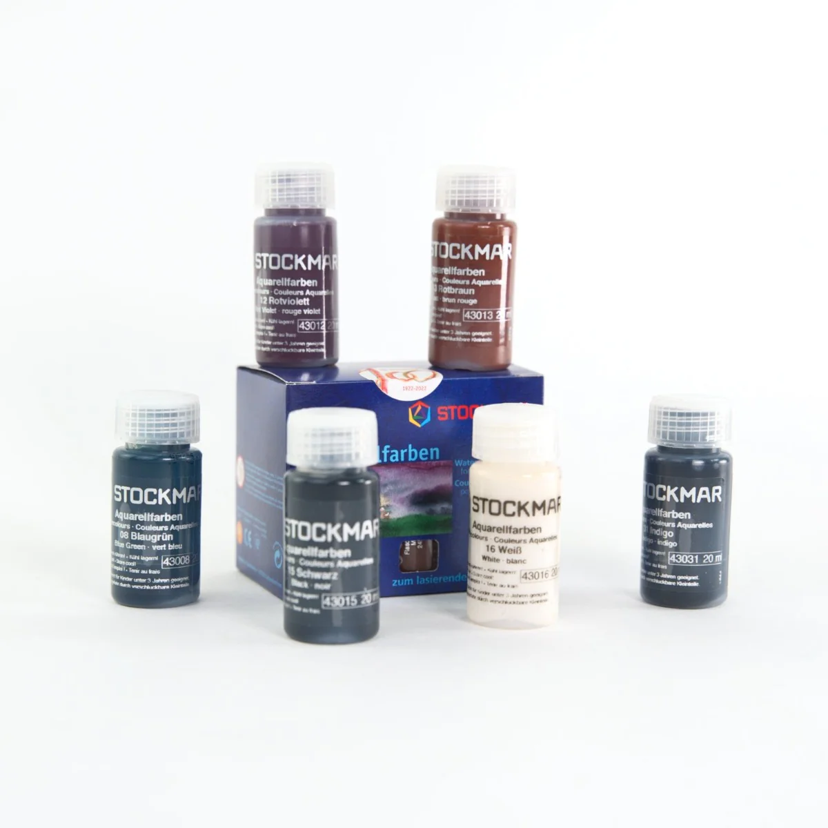 STOCKMAR Aquarelle Watercolours 6x20 ml Supplementary Assortment - Image 4