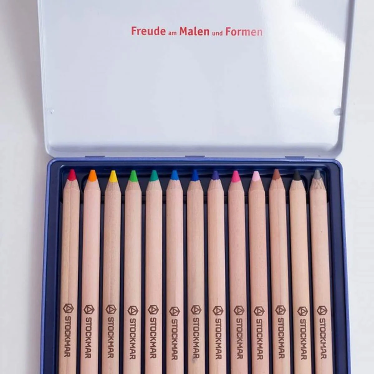 STOCKMAR Coloured Pencils Triangular in Tin 12+1 - Image 11