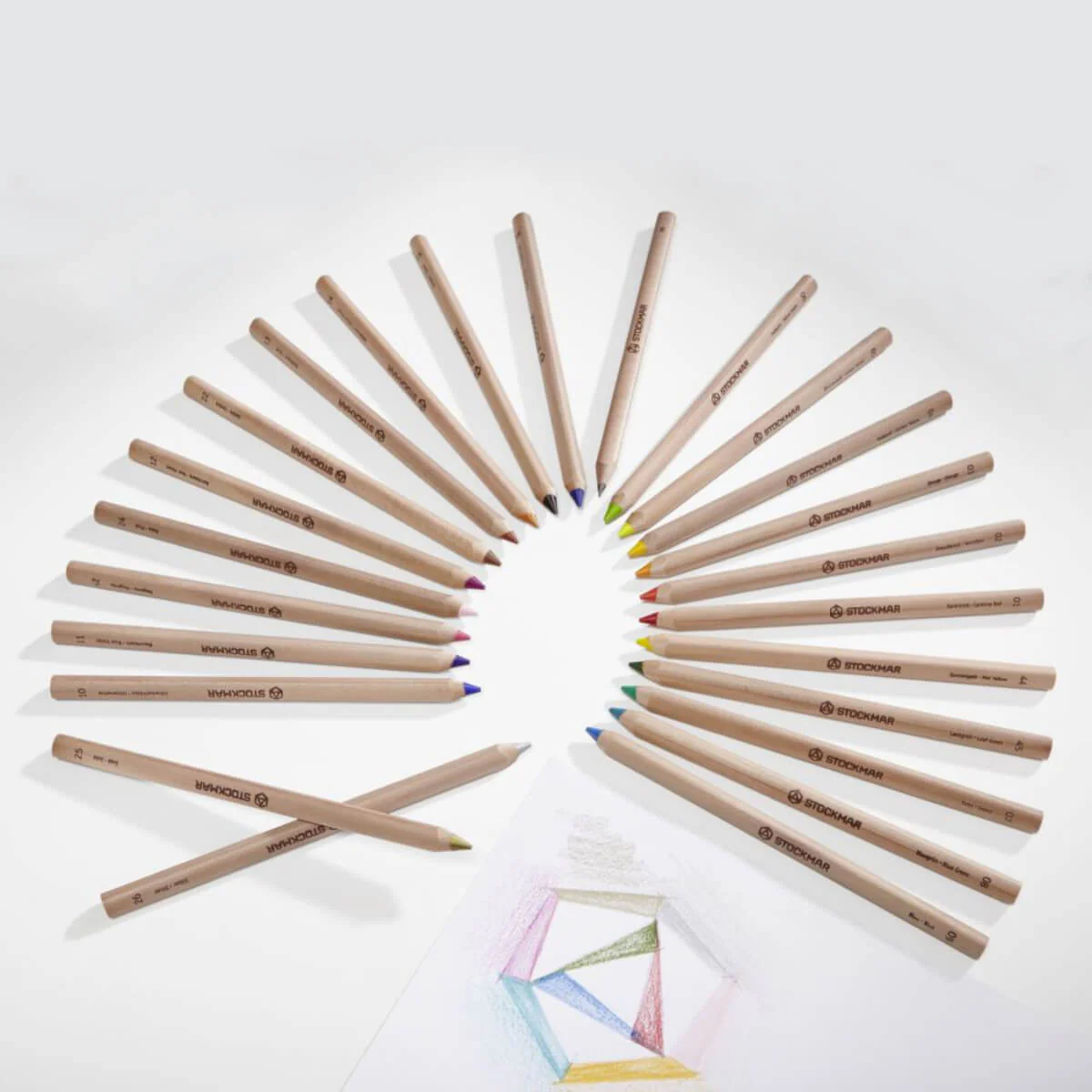 STOCKMAR Coloured Pencils Triangular in Tin 24+1 - Image 14