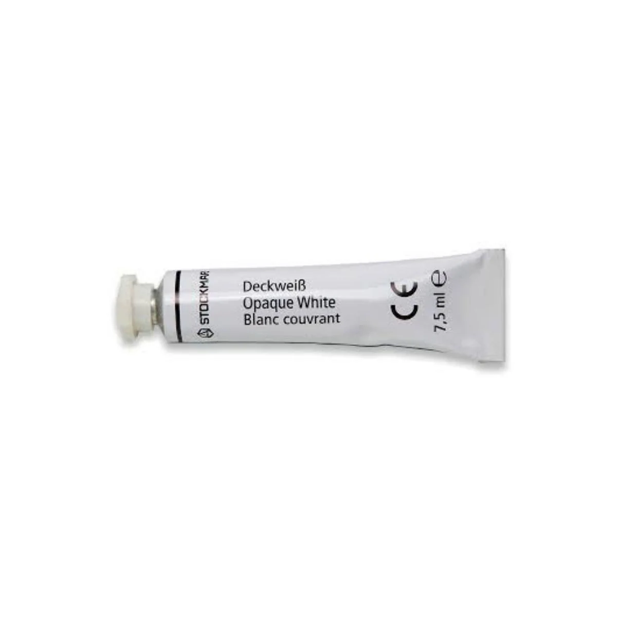 STOCKMAR Opaque Watercolour Paint - 7.5ml Opaque White Tube