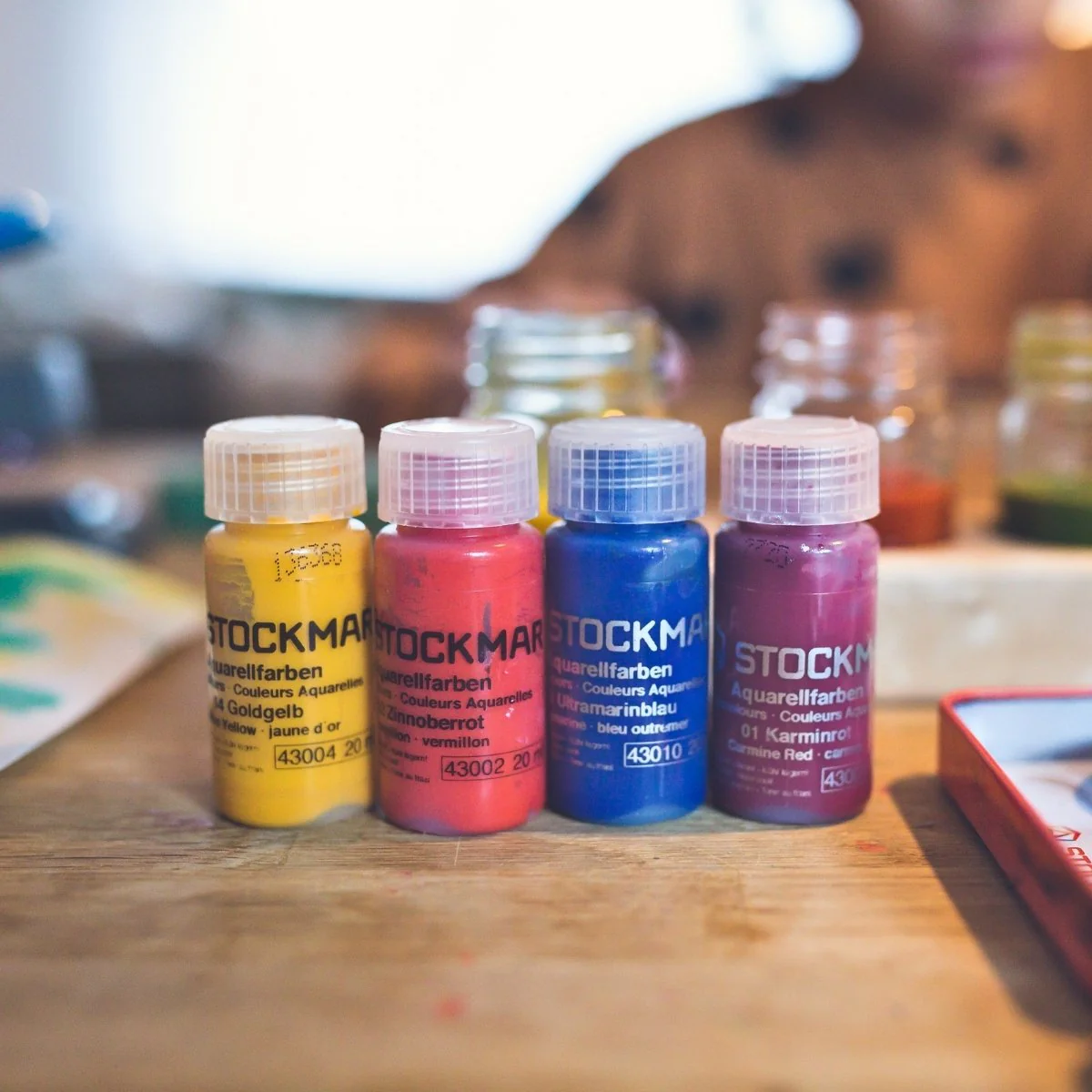 STOCKMAR Aquarelle Watercolours 6x20 ml Basic Assortment - Image 5