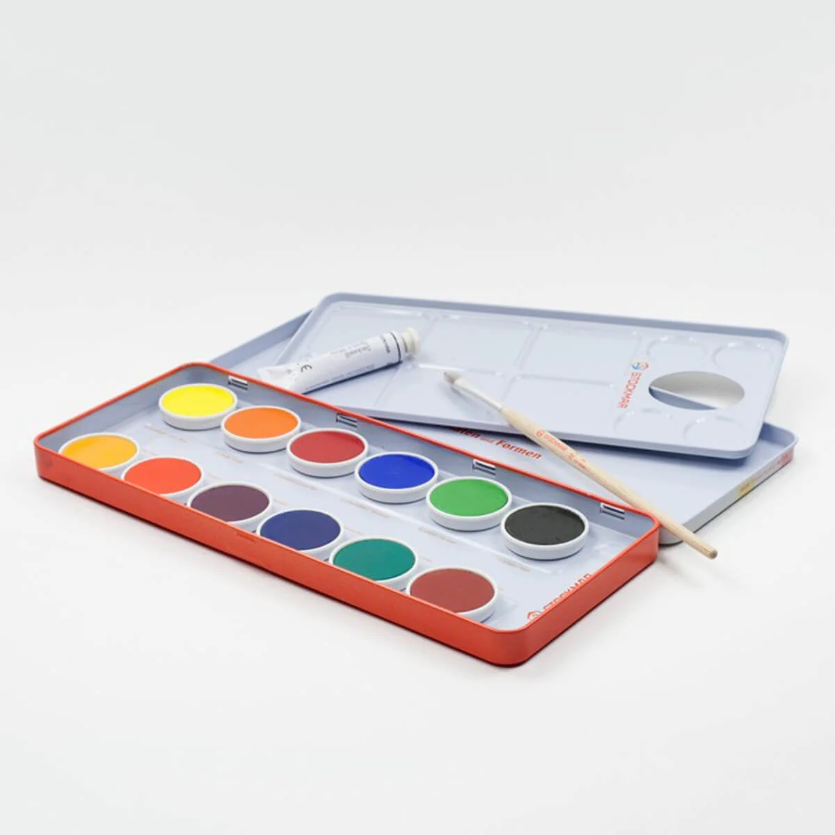 STOCKMAR Watercolour Paint Set in Tin 12 Opaque Colours - Image 17