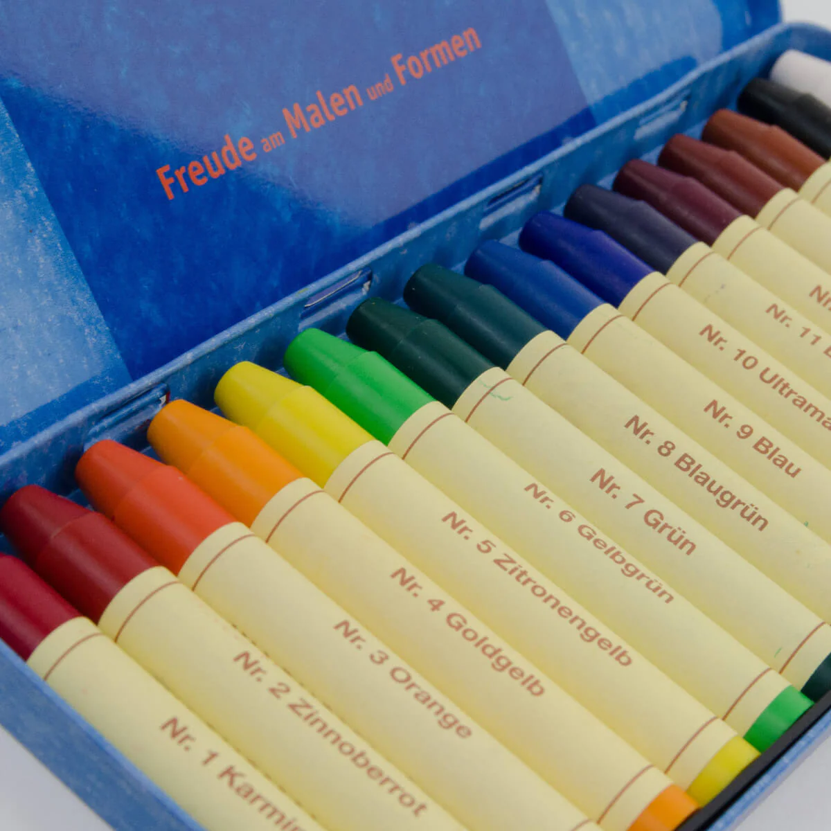 STOCKMAR Wax Stick Crayons - 16 Sticks in Tin, Extended Standard Mix - Image 2