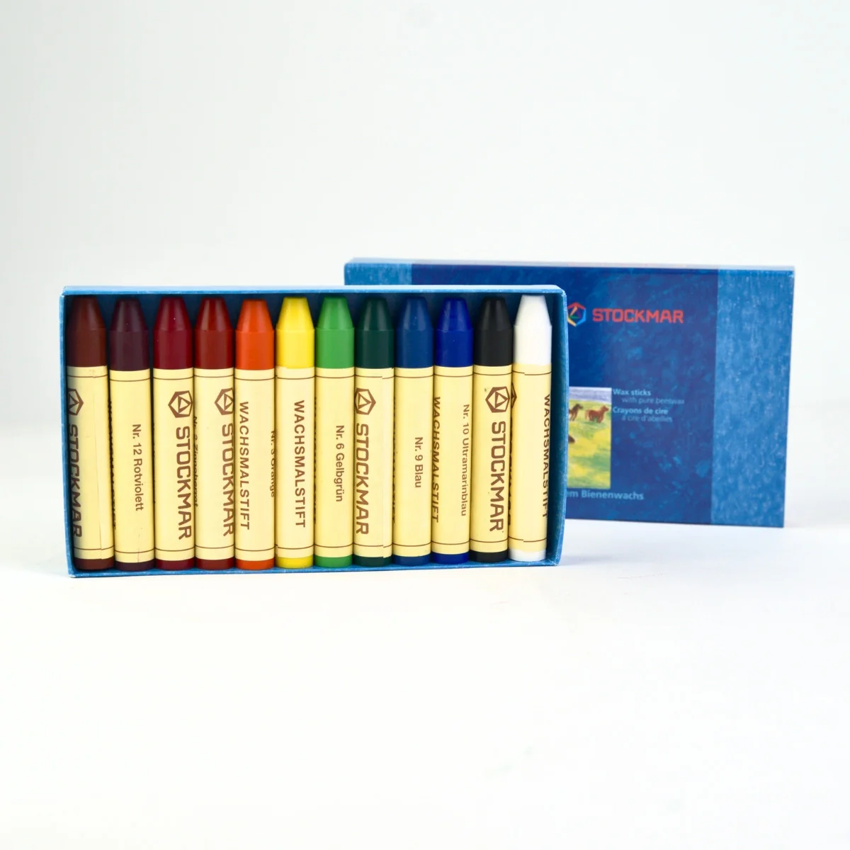 STOCKMAR Wax Stick Crayons 12 Sticks in Cardboard Box - Image 5