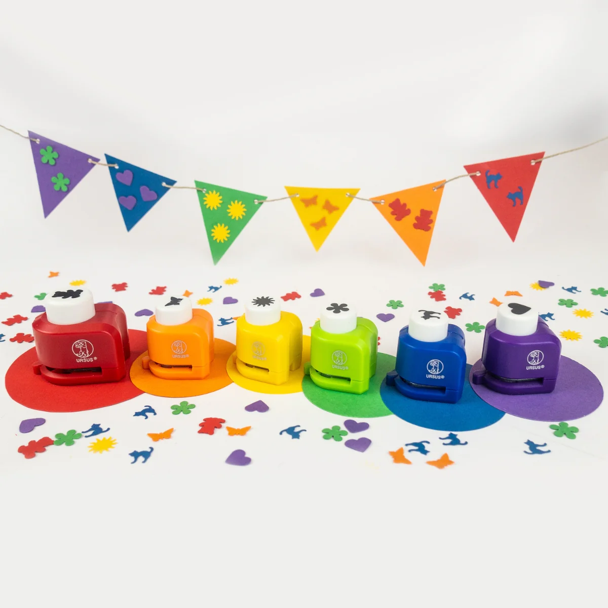URSUS Mini Punch Set - Fun Shapes - Image 2