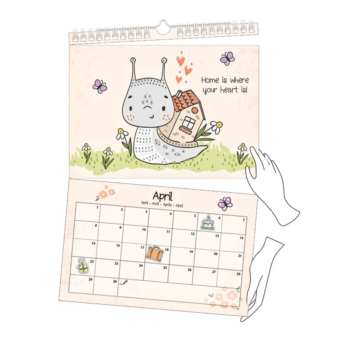 URSUS Diamond Painting Calendar Kit - Come Together - Image 4