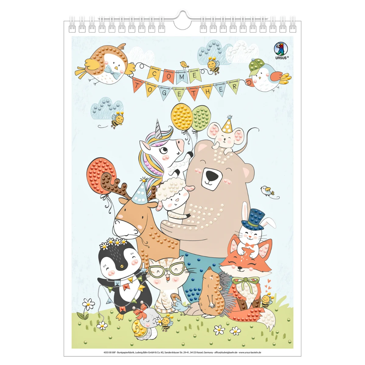 URSUS Diamond Painting Calendar Kit - Come Together - Image 5