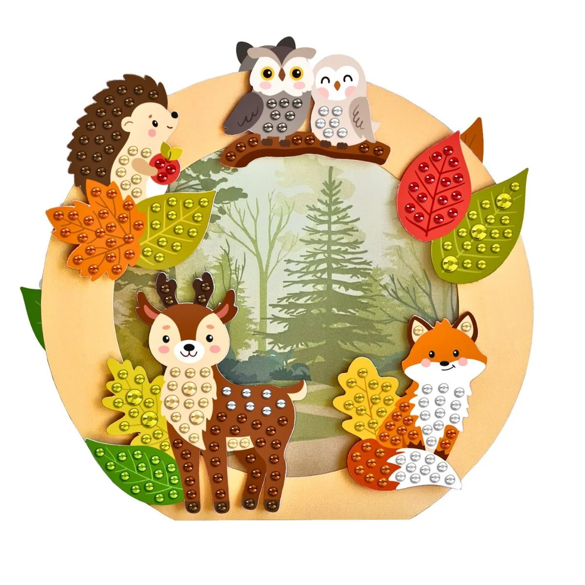 URSUS Diamond Painting Paper Lantern Kit - Forest Animals - Image 4