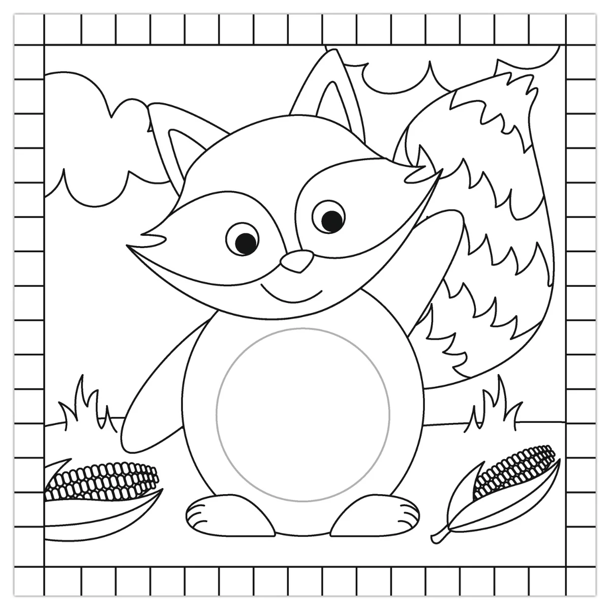 URSUS Colouring Pages with 3D Honeycomb Ball - 6 Sheets - Autumn - Image 10