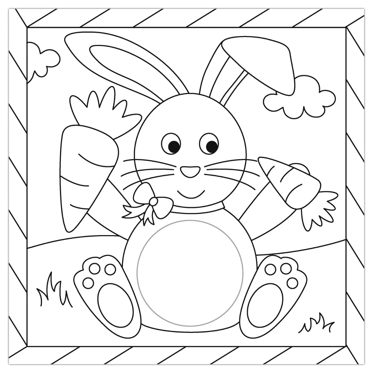 URSUS Colouring Pages with 3D Honeycomb Ball - 6 Sheets - Spring - Image 10