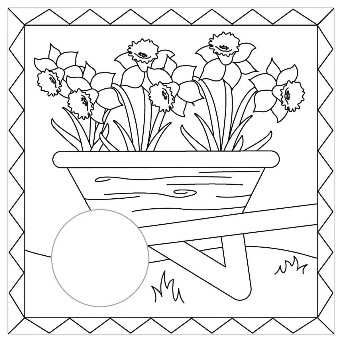 URSUS Colouring Pages with 3D Honeycomb Ball - 6 Sheets - Spring - Image 14