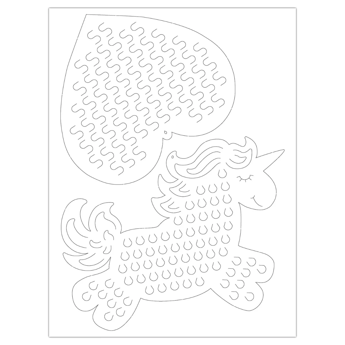 URSUS 3D Colouring Cutouts - Set of 6 - Fantasy - Image 10