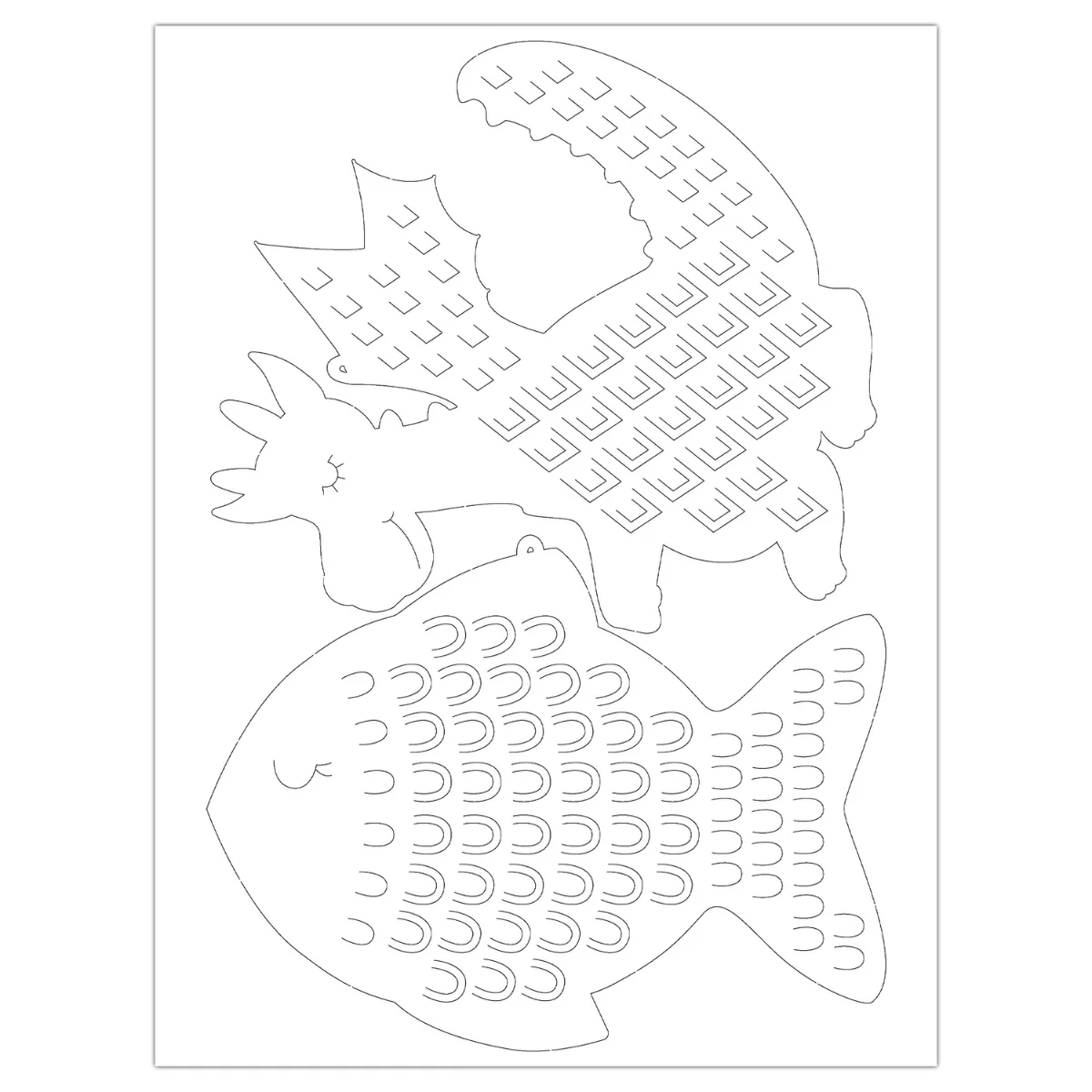 URSUS 3D Colouring Cutouts - Set of 6 - Fantasy - Image 11
