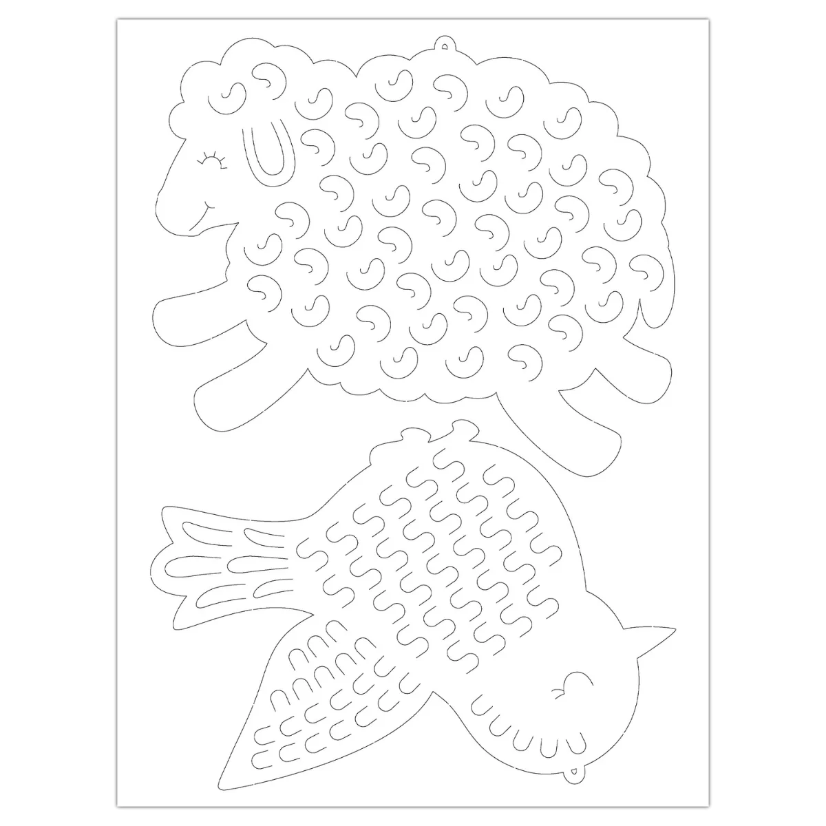 URSUS 3D Colouring Cutouts - Set of 6 - Fantasy - Image 8