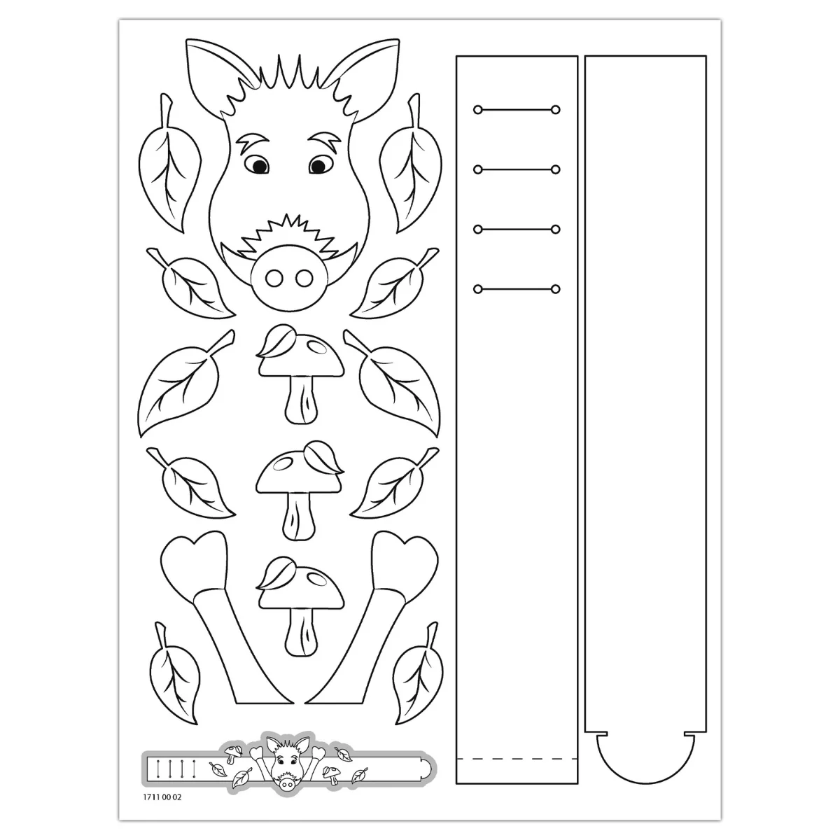 URSUS Paper Crown Kit - Set of 8 - Autumn - Image 8