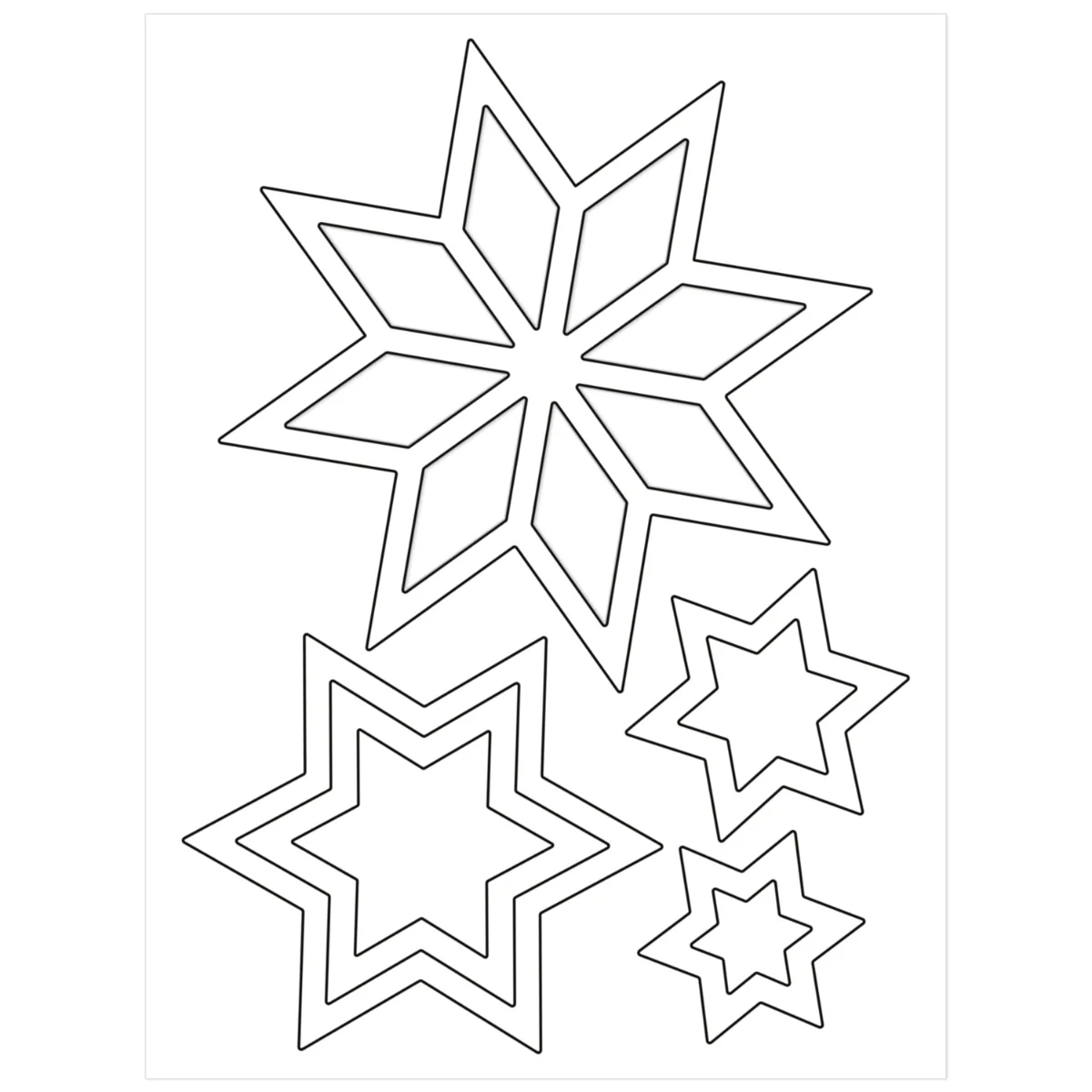 URSUS Window Art Kit - Set of 15 - Christmas Winter - Image 5