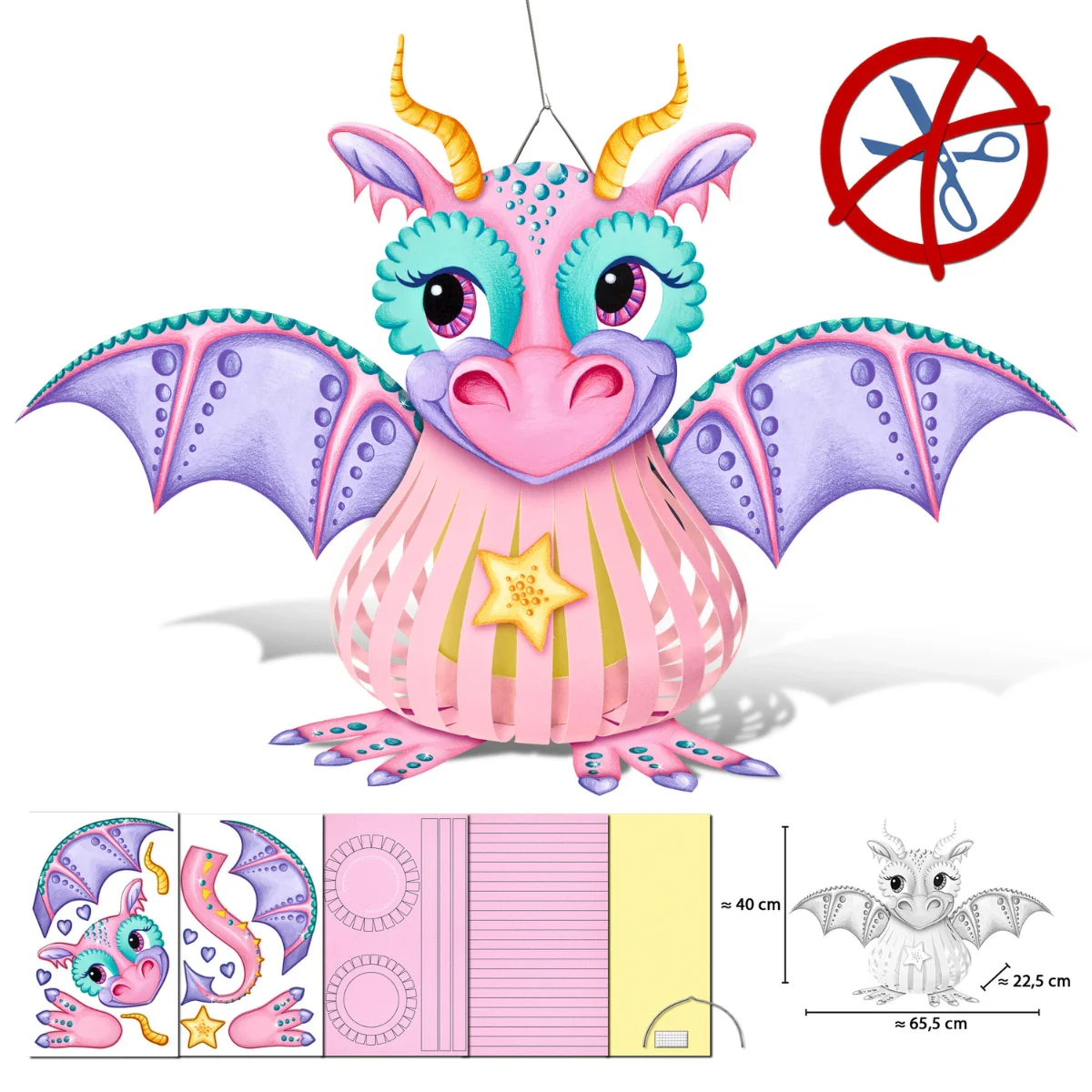 URSUS Paper Lantern Kit - Lady Dragon - Image 2