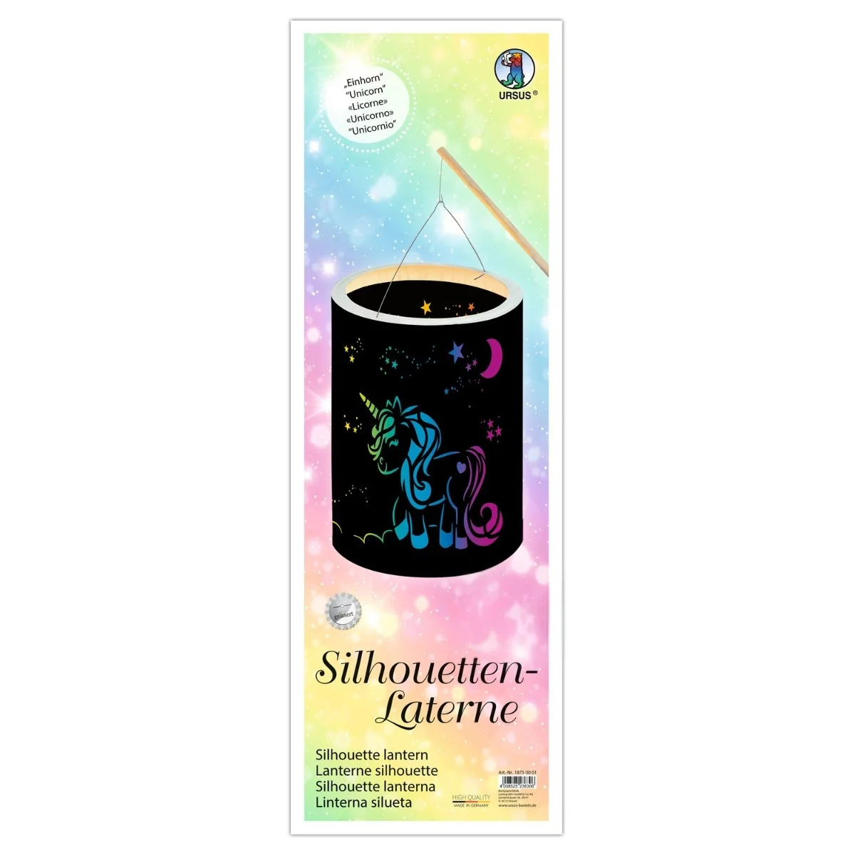 URSUS Paper Lantern Kit - Unicorn Silhouette - Image 3