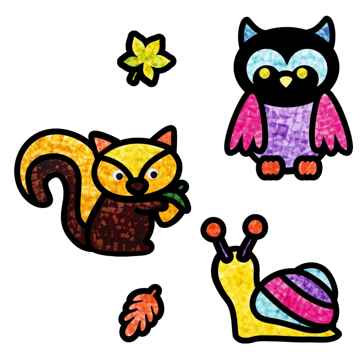 URSUS Suncatcher Kit - Set of 12 - Autumn