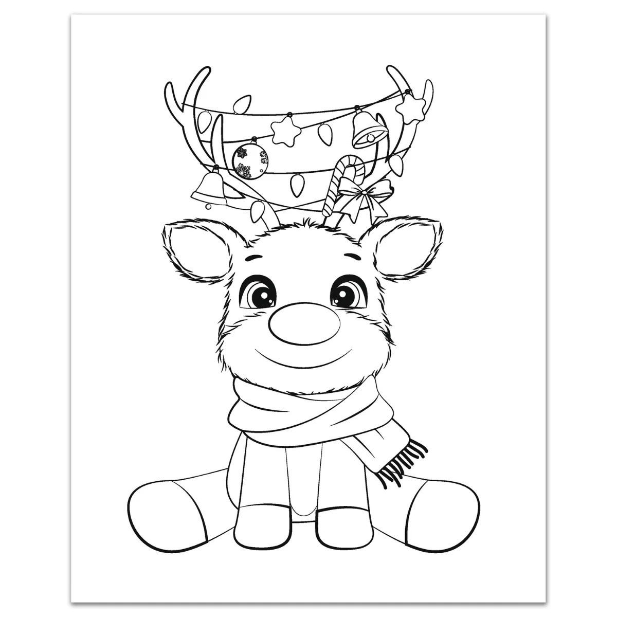 URSUS Scratch Art with Colouring Pages - 12 Sheets - Christmas Winter - Image 25