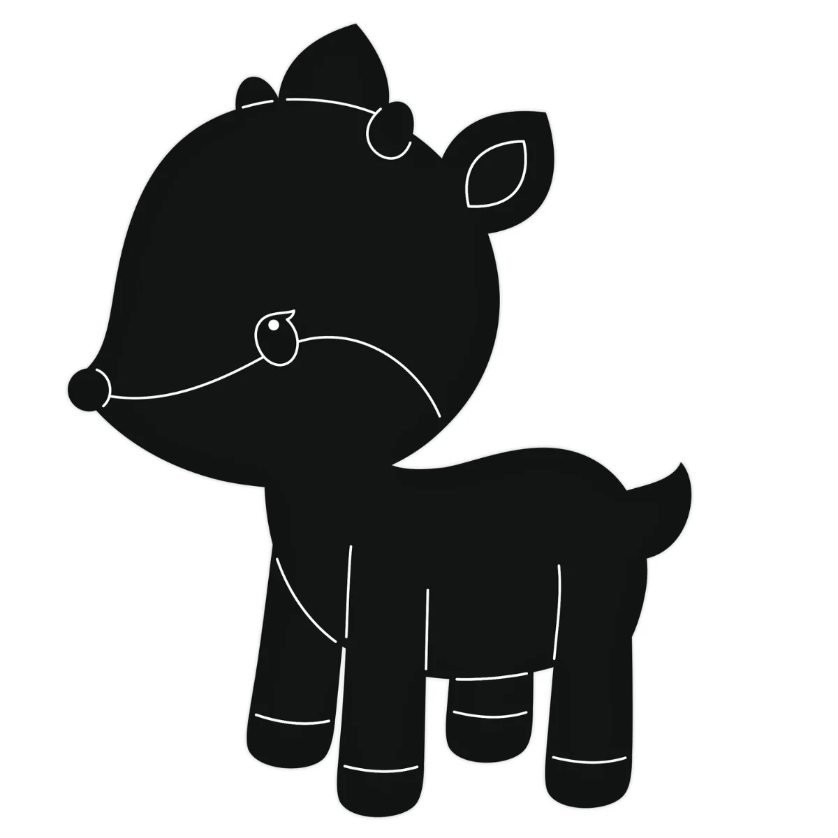URSUS Scratch Colouring Set of 6 with Sticker Eyes - Animals - Image 9