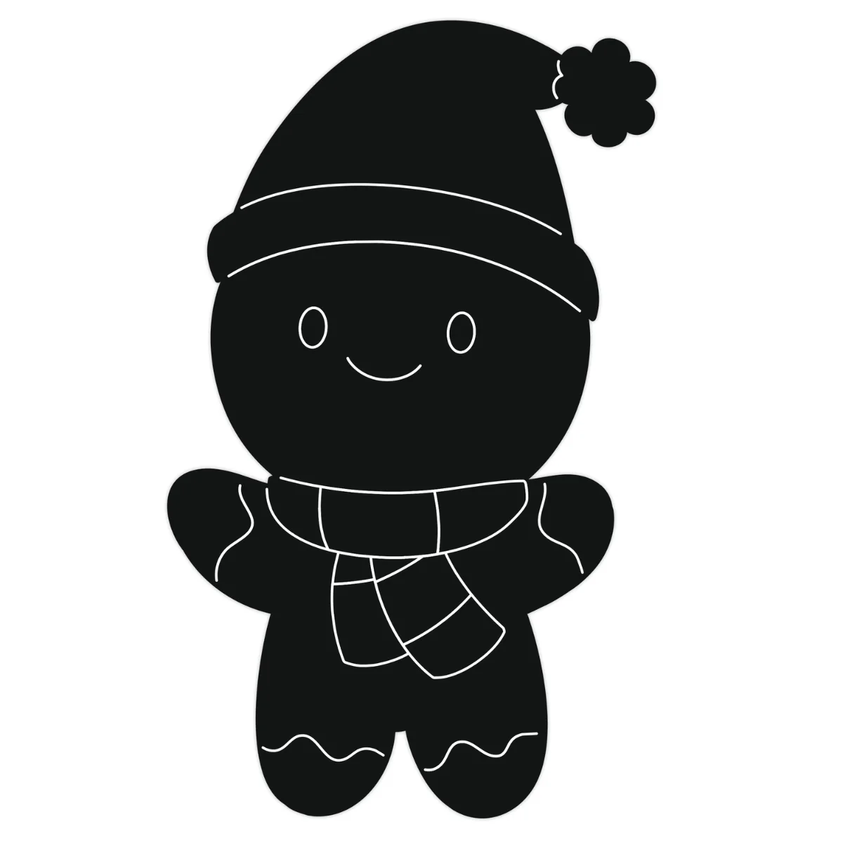 URSUS Scratch Colouring Set of 6 with Sticker Eyes - Christmas - Image 4