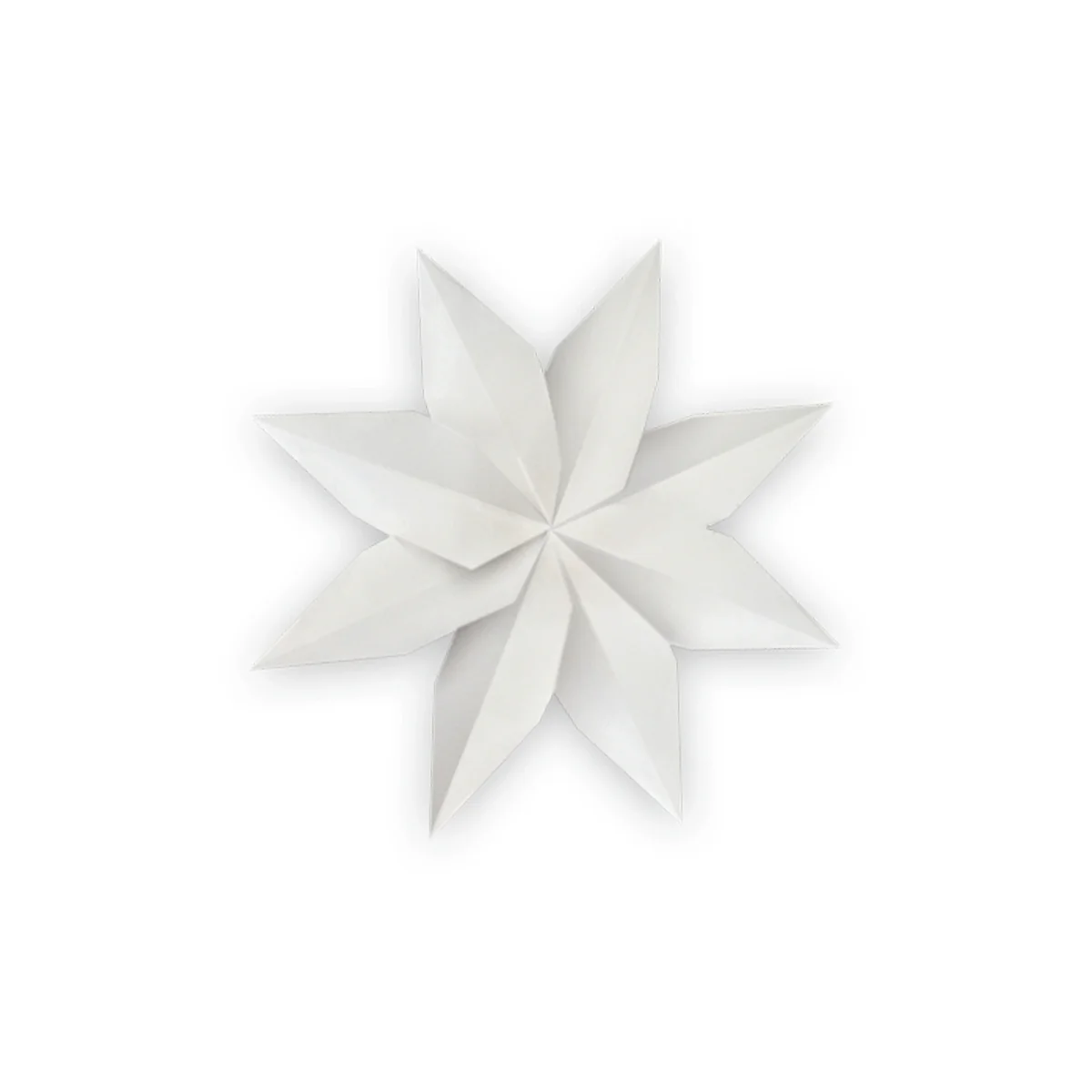URSUS Window Star Folding Paper with Instructions - 80 Sheets 6x16cm - White - Image 3