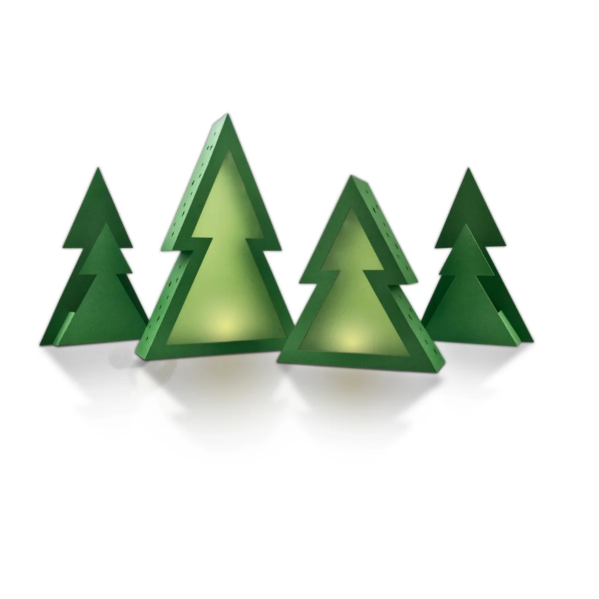 URSUS Paper Lantern Kit - Set of 2 - Christmas Tree