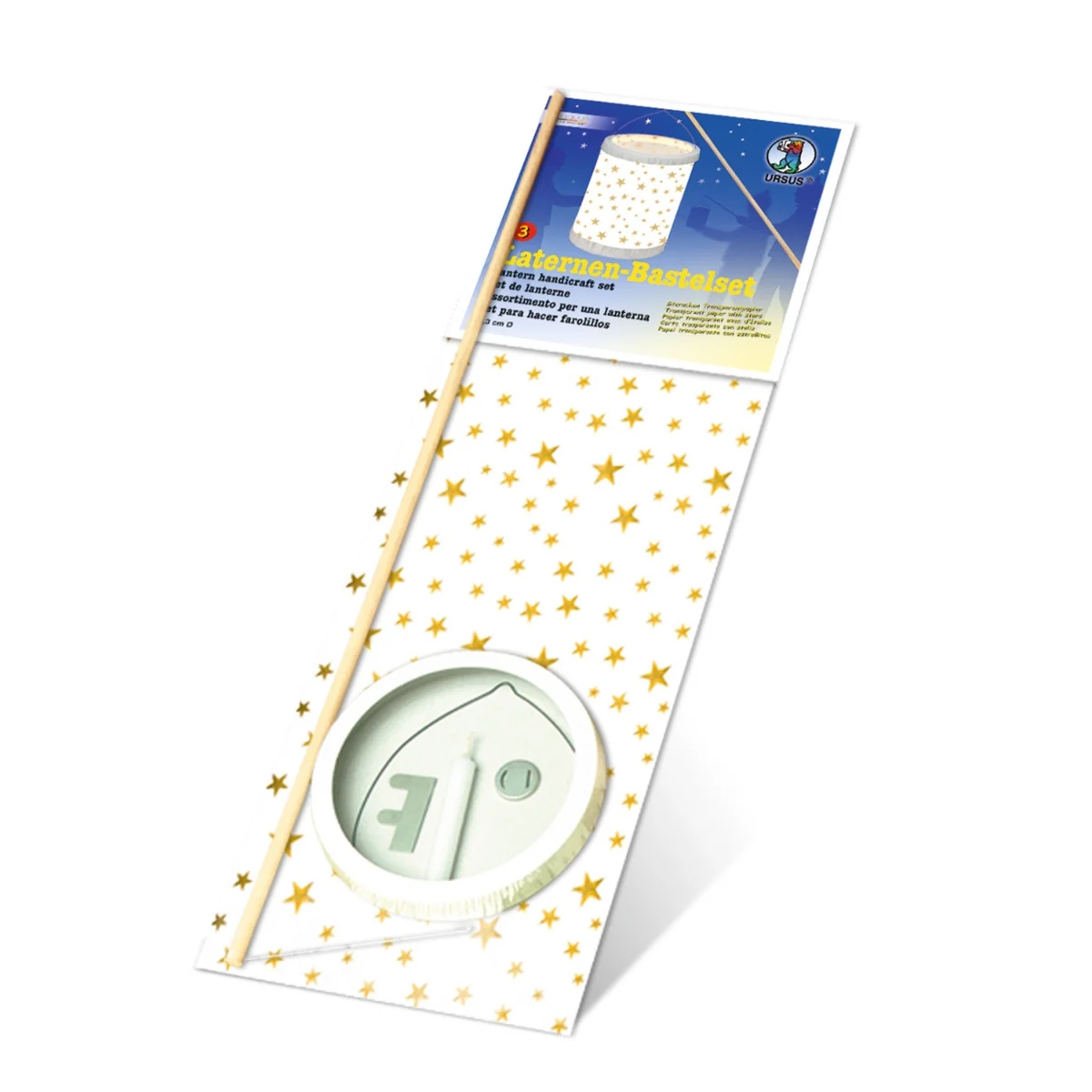 URSUS Paper Lantern Kit - Stars Hanging Lantern - Image 2