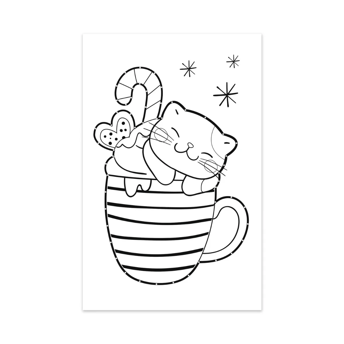 URSUS Sewing Card Templates - Set of 10 - Winter - Image 5