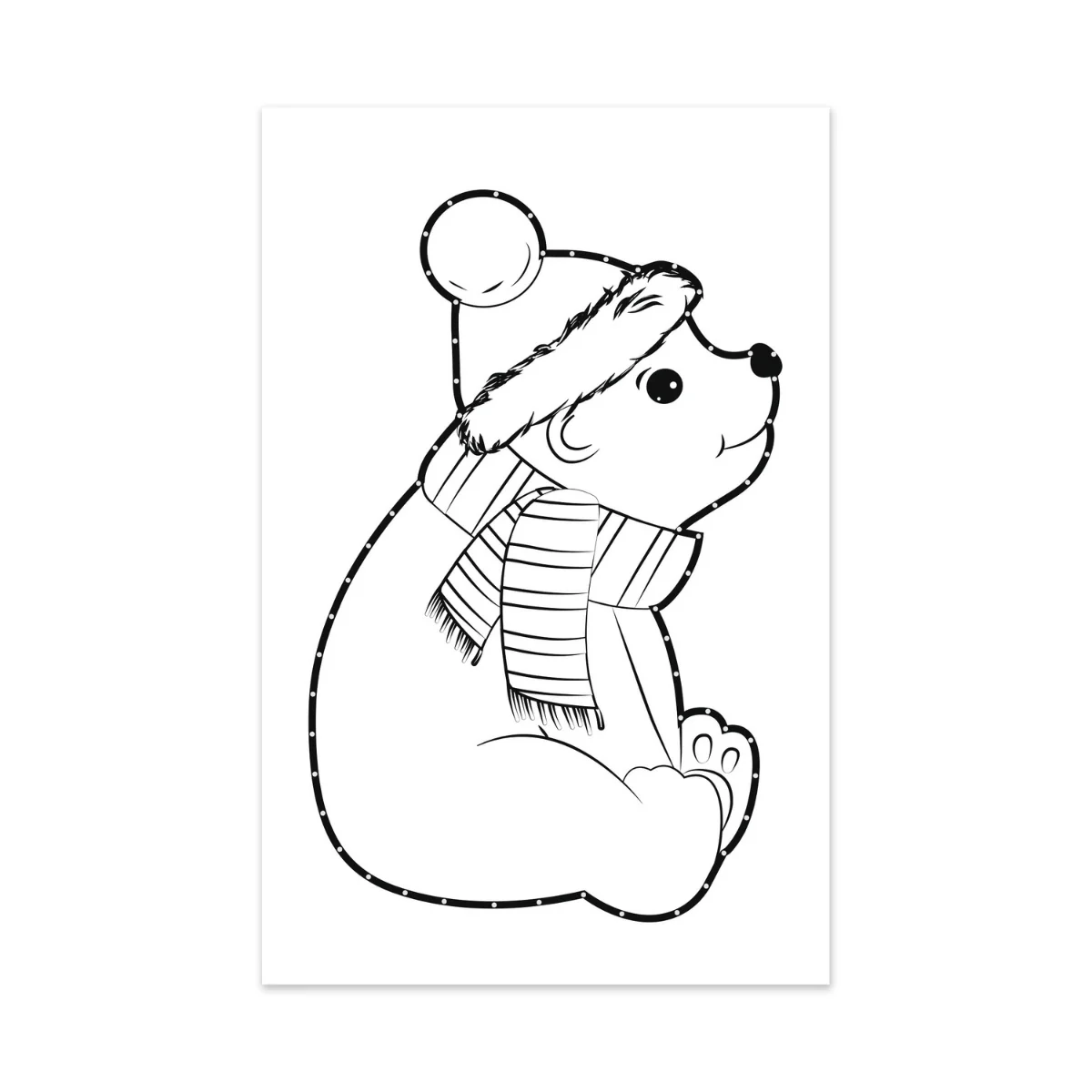 URSUS Sewing Card Templates - Set of 10 - Winter - Image 8