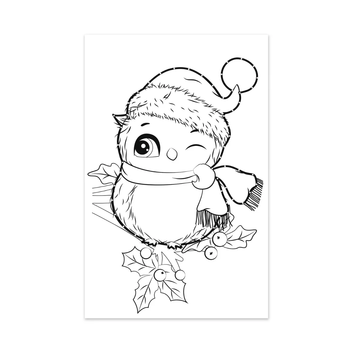 URSUS Sewing Card Templates - Set of 10 - Winter - Image 9