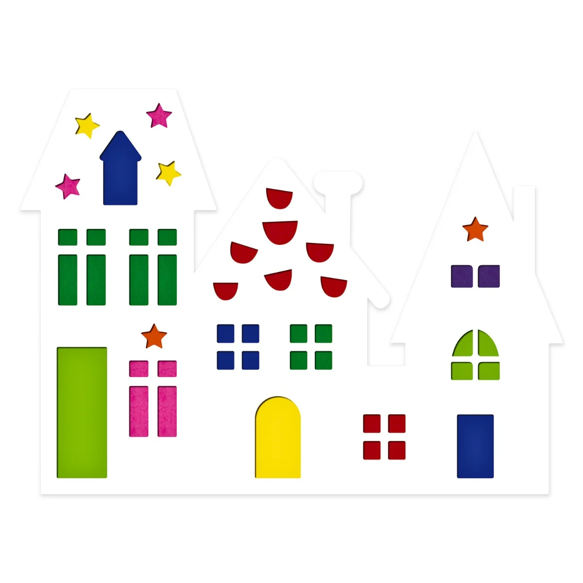 URSUS Window Art Kit - Set of 24 - Houses - Image 3