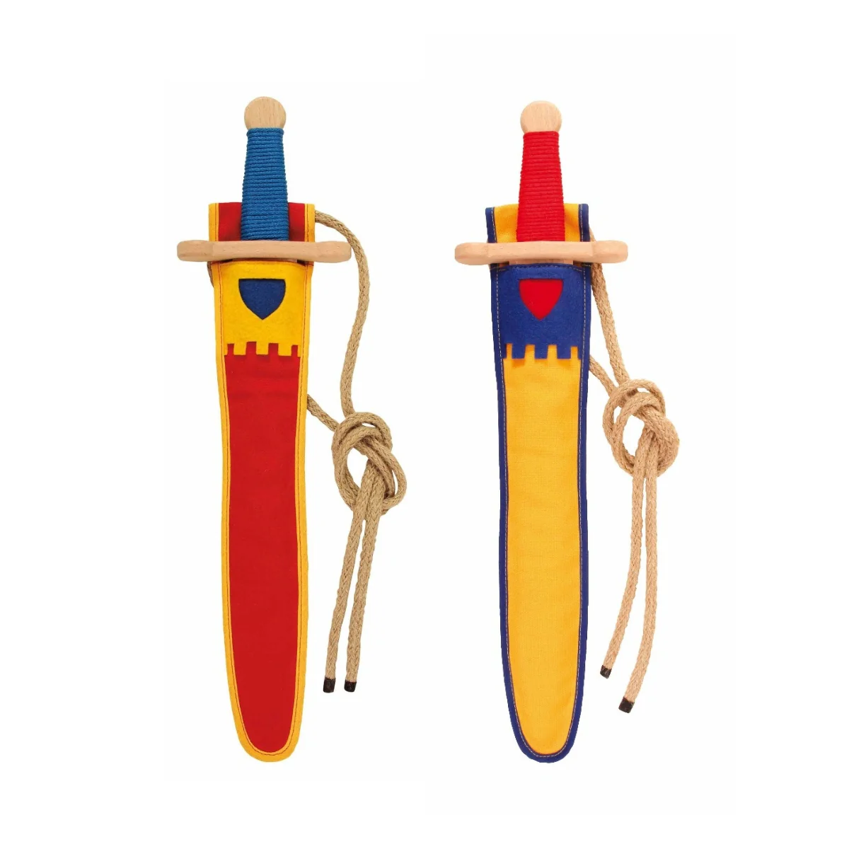 VAH Sword with Sheath Landsknecht 48cm - Blue/Yellow - Retired Product - Image 3